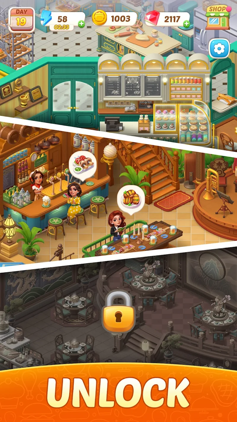 Flambé: Merge & Cook Premium Screenshot