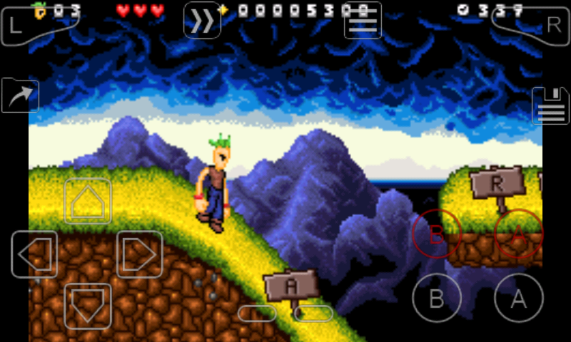 VinaBoy Advance - GBA Emulator Screenshot