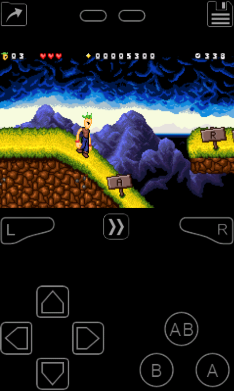 VinaBoy Advance - GBA Emulator Screenshot